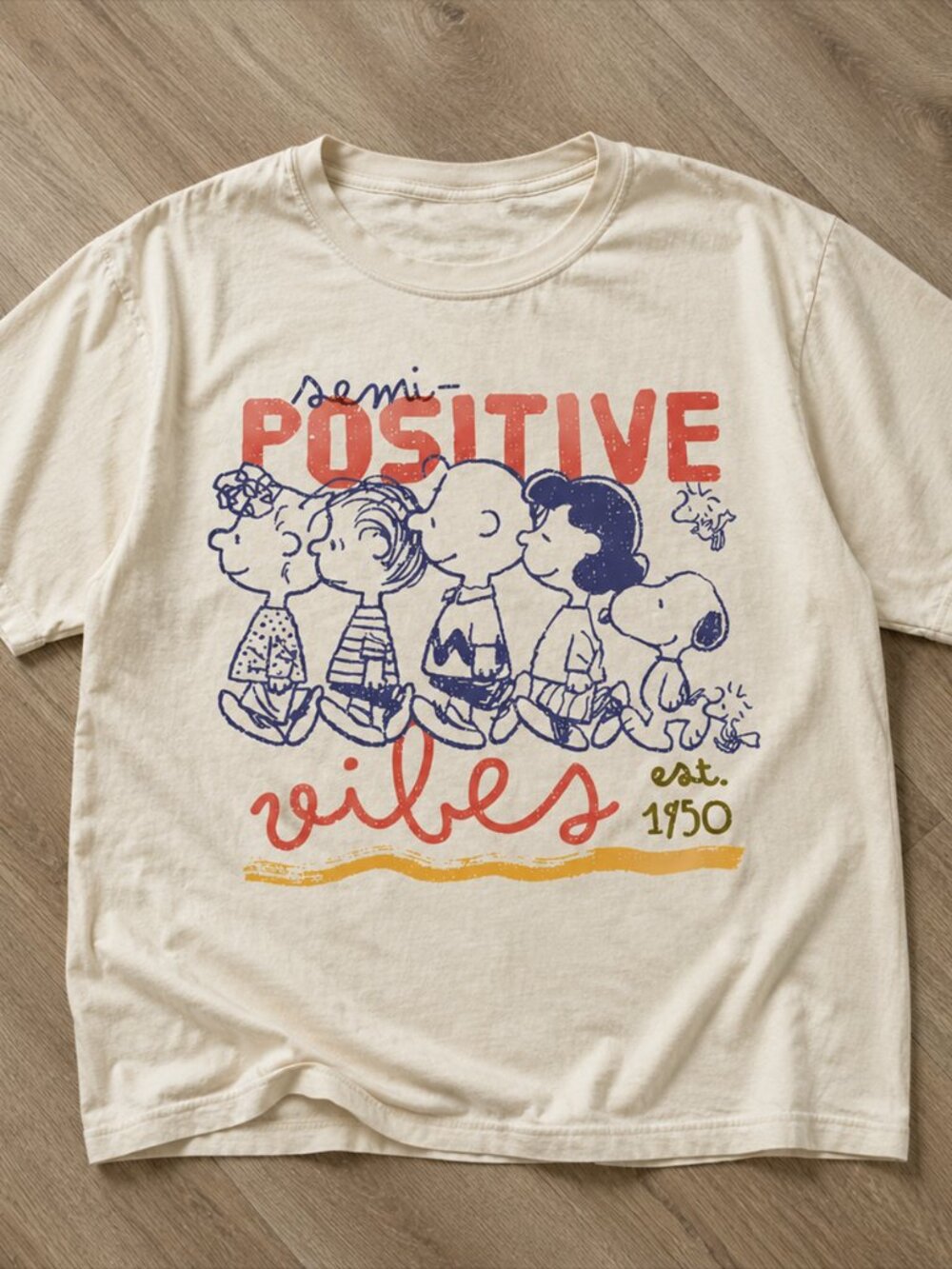Vintage Snoopy Graphic Tee, Retro Peanuts Gang T-Shirt